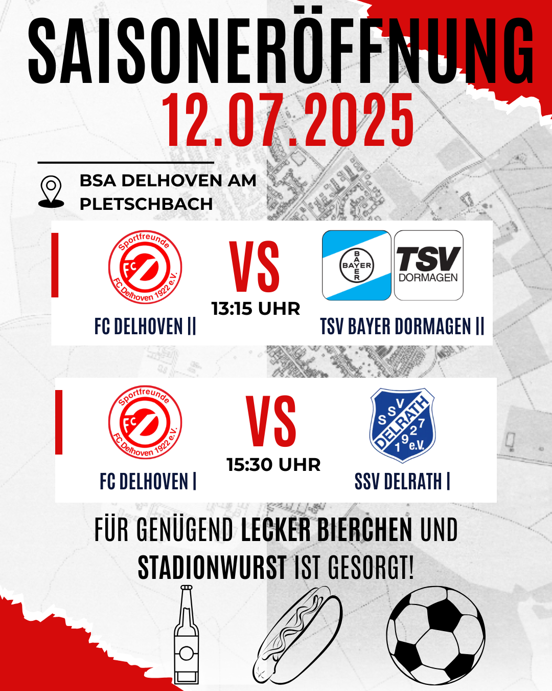 Saisoneröffnung beim FC Delhoven