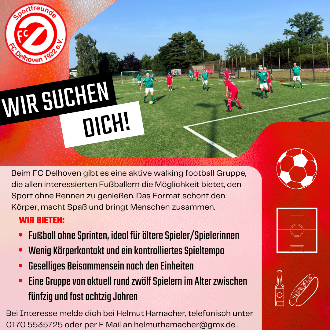 Lust auf Walking Fußball?